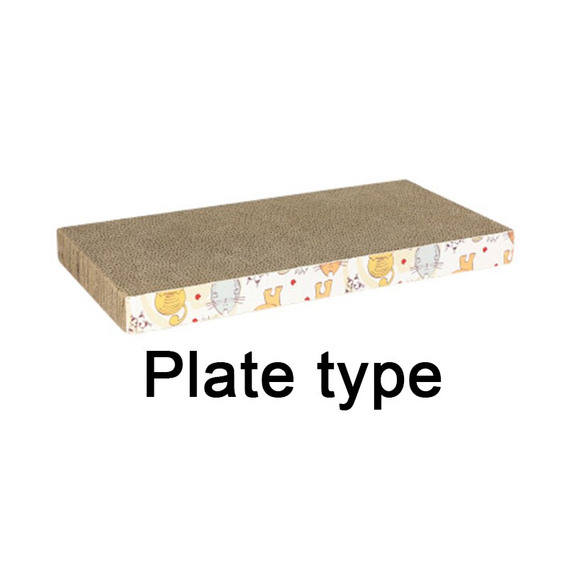 Kissan raapimislauta suora/sauma/kaavin isoille kissoille, kaksipuolinen kestävä lemmikkikissan raapimisalusta, matto kissanmintulla, kynsienhoitolelu: Levyn tyyppi