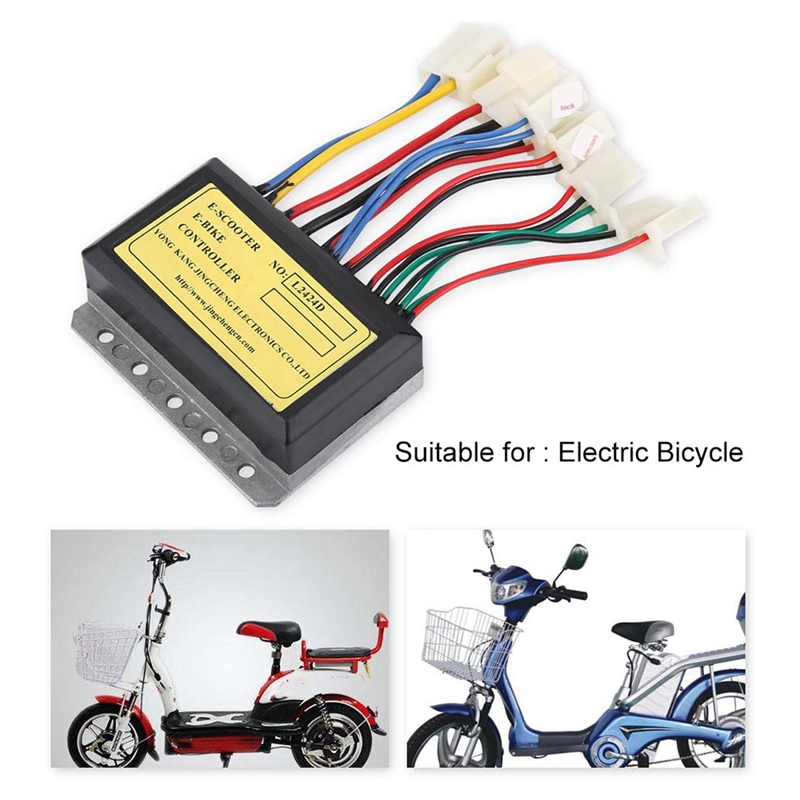 Duurzame 24V 250W Borstel Motor Controller Voor Elektrische Fiets Scooter Electrombile E-Bike Voor Elektrische Fiets Apparatuur