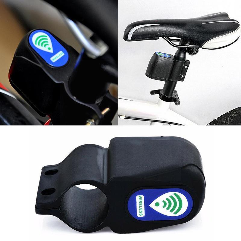 Anti-theft Bike Lock Cycling Security Lock Remote Control Device Alarm Wireless Security Accessorie Lock Anti-theft System L7e7