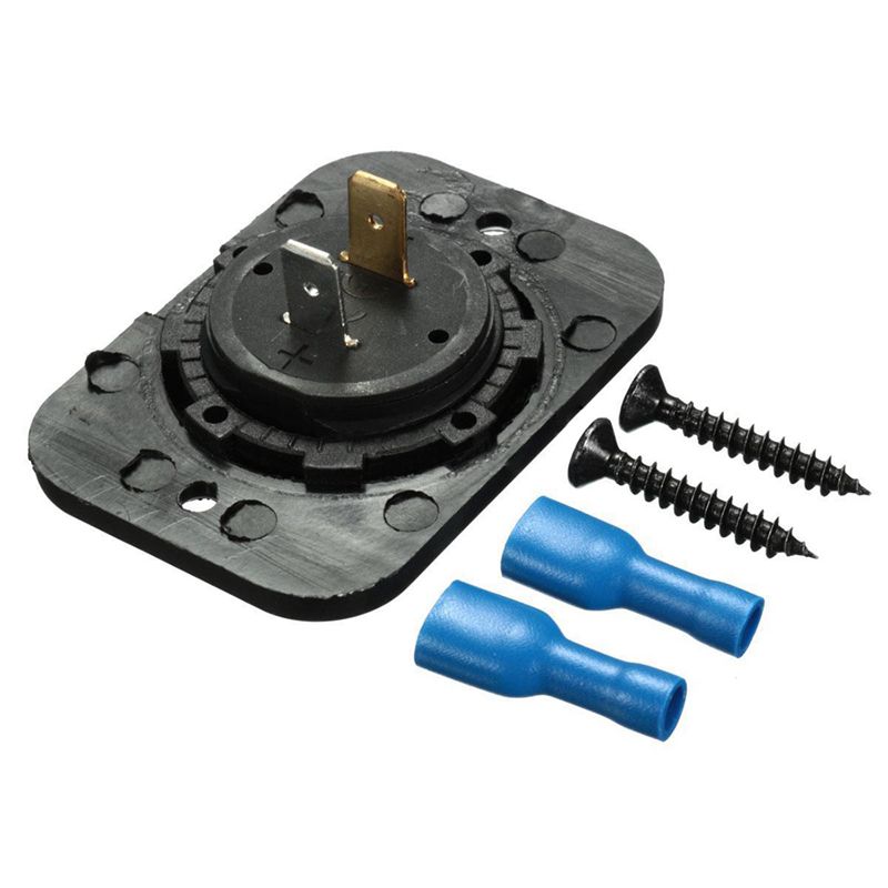 12 V-24 V Waterdichte Auto Motorfiets Led Digitale Display Voltmeter Voltage Meter Zwart