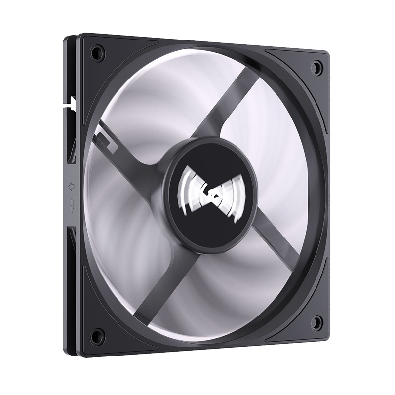 TEUCER UT-12015 PC Case Fan, 120mm ARGB FDB Bearing Thin Cooling Fan for CPU Cooler