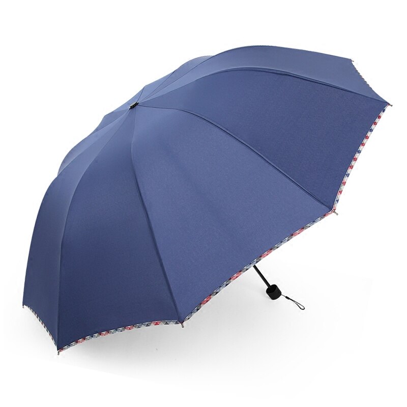 Grote paraplu 3 opvouwbare paraplu Regen Paraplu Mannen 10 k Sterke Winddicht custom reclame parasol