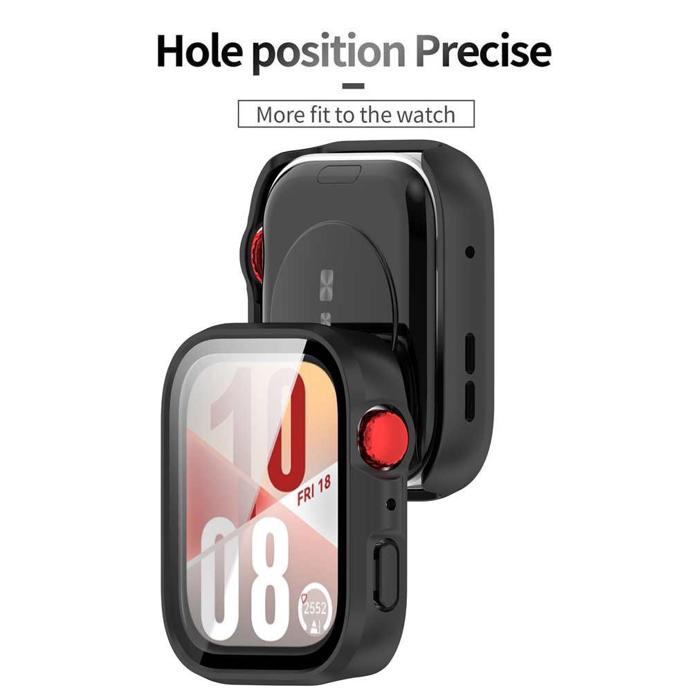 Vidrio templado + funda para Huawei Watch Fit 4 Pro Fit4 Protector de pantalla marco cubierta de parachoques para Huawei Watch Fit 4 funda