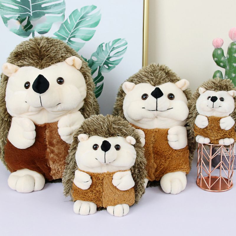 Zachte Egel Dier Pop Gevuld Knuffel Kids Home Decor Bruiloft Verjaardag 24BE