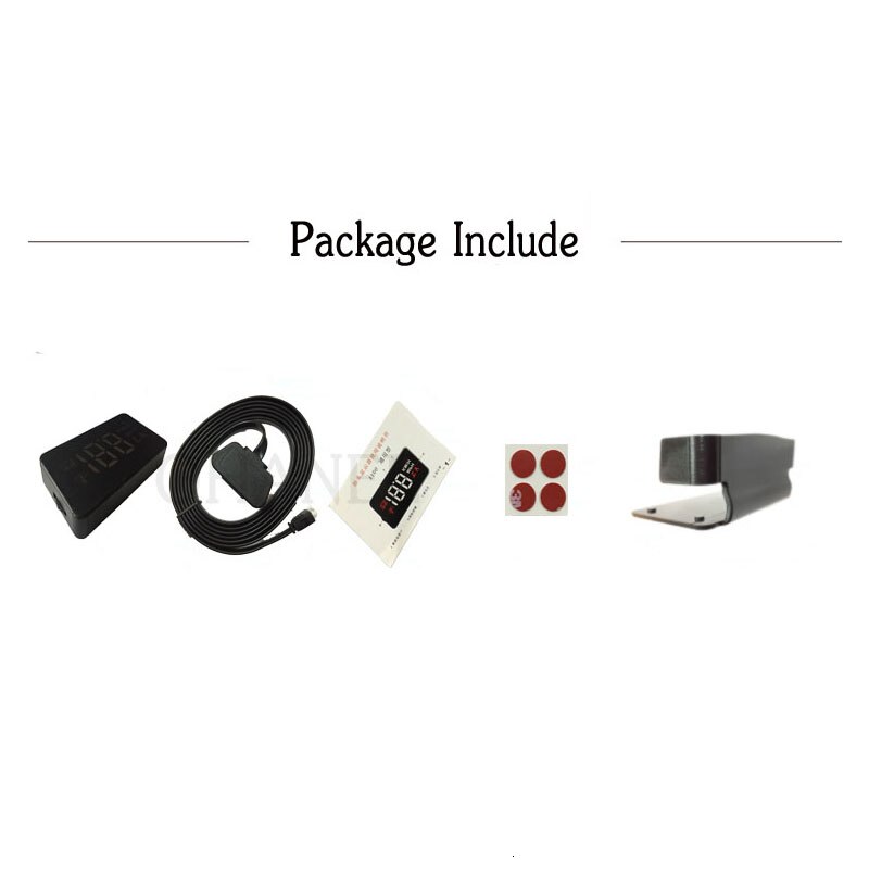 car Speed Projector windshield head up display A100 car gadgets Automobile obd2 HUD Rise Monitor OBD 2 Driving Computer