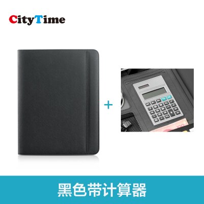 A4 multi-function file leather sales manager folder: 2