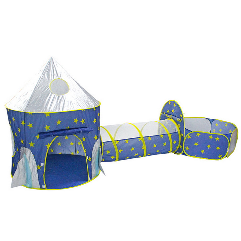 LOOZYKIT Styles Foldable Children's Toys Tent Three-in-one Crawling Tunnel Toy Ball Pool Outdoor Game Large Tent Play House Toys