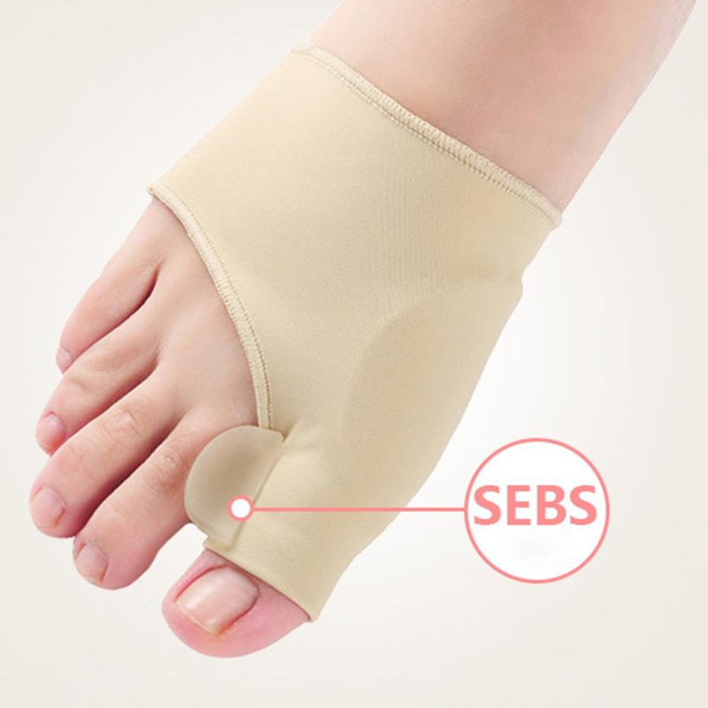 2 Stuks = 1 Paar Teen Separator Hallux Valgus Bunion Corrector Orthesen Voeten Bone Duim Richter Correctie Pedicure Sok Stijltang