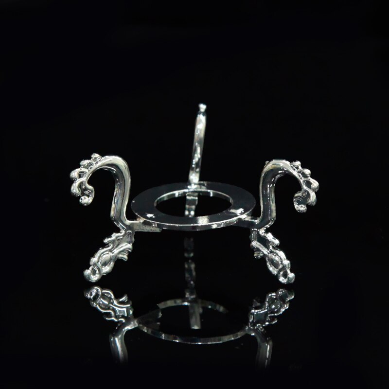 Silver Base Crystal Bal Grote Transparante Kristallen Bol Geluk Regenboog Foto Kristal Bal Basis