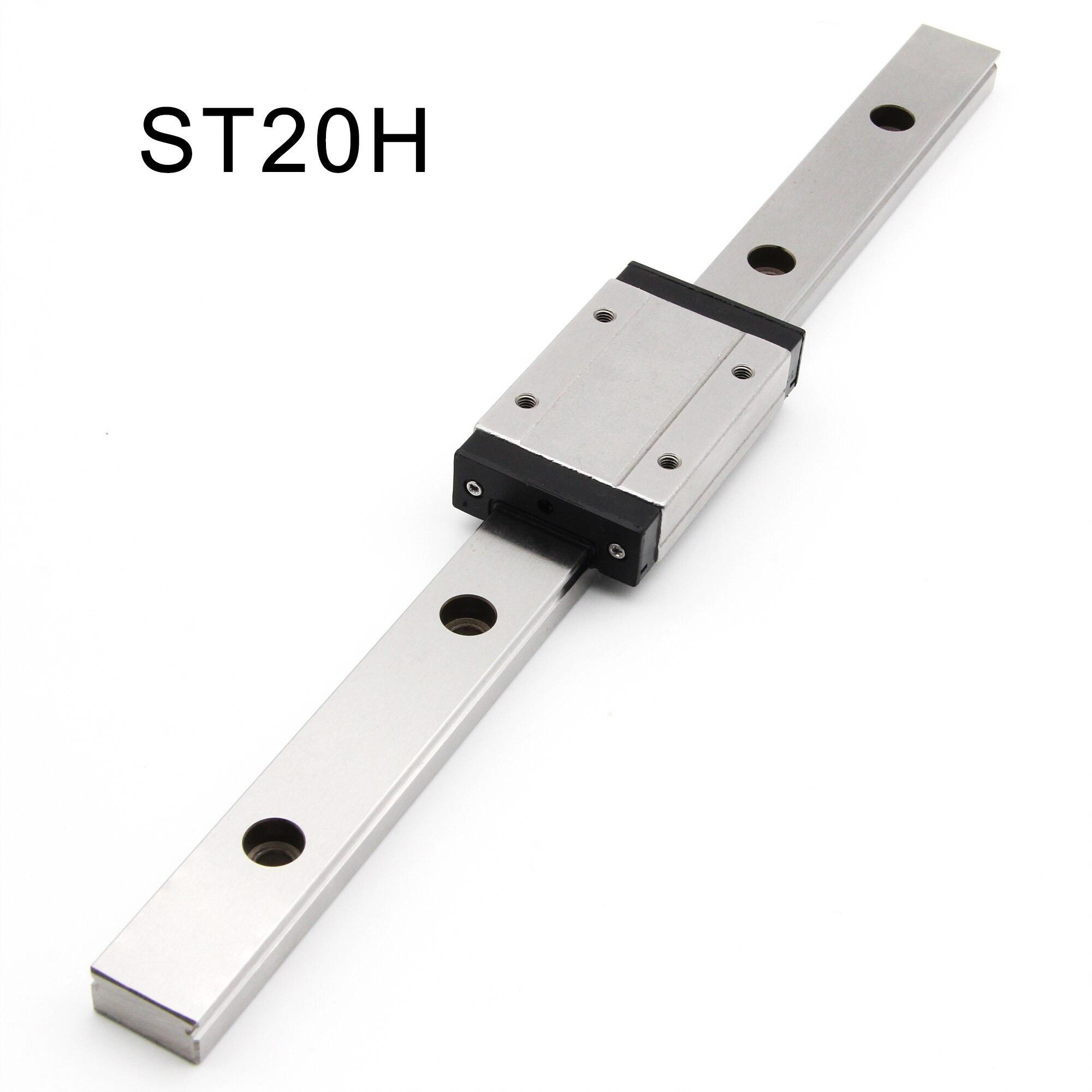 Linear Guide Rail MGN20 MGN20C MGN20H Stainless Steel Slide Guideway 1pc Rail + 1pc Carriage CNC 3D Printer Part
