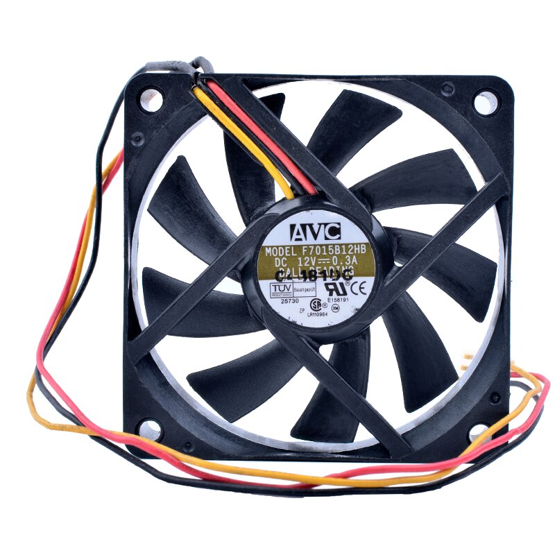 COOLING REVOLUTION F7015B12HB DC 12V 0.3A 7cm 7015 70mm fan Computer CPU cooler cooling fan
