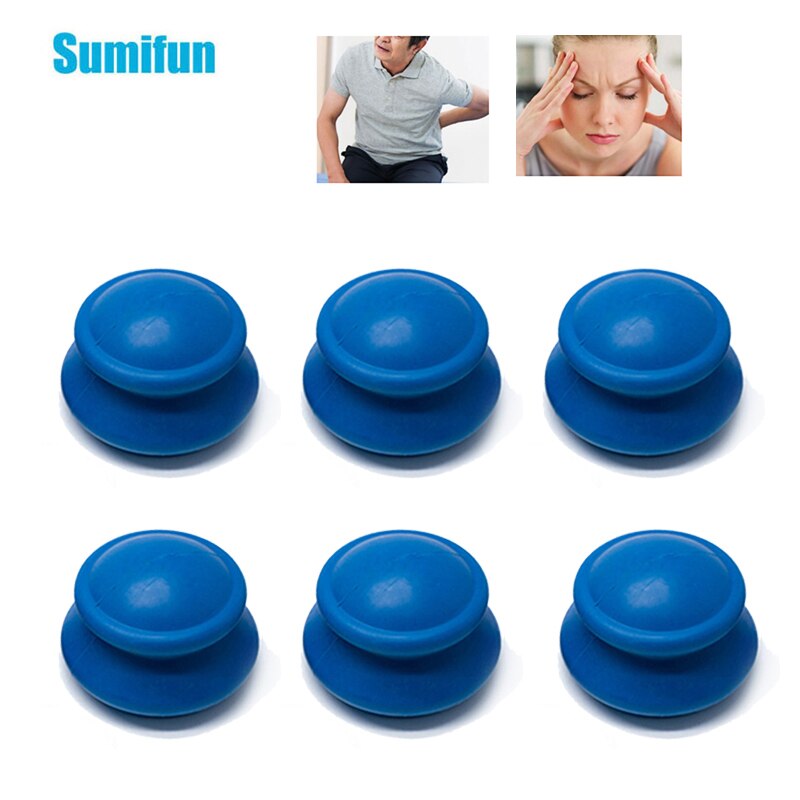 1/2/4/6Pcs Sumifun Cupping Cup Siliconen Vacuüm Cupping Pot Ontvochtiging Vocht Absorber Anti Cellulite body Massage C1234