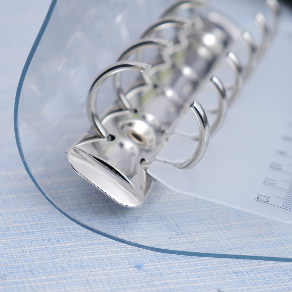 PVC Transparent Spiral Agenda Traveler Journal Notebook Sheet Shell School DIY 6 Holes Binder Diary Planner Cover A5 A6 A7