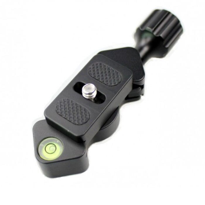 Fittest 25mm mini quick release klemme fiskeben form  w 20mm plade stativ monopod kuglehoved mount arca swiss kompatibel adapter