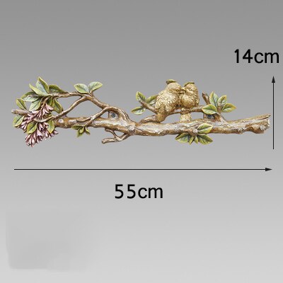 Scandinavische wandhanger, kledingrek van kunsthars, vogelhaak, knutseldecoratie, sleutelhanger, veranda-muurhaak , 3d stereo-muurstickers, muurschilderingen: Stijl 8