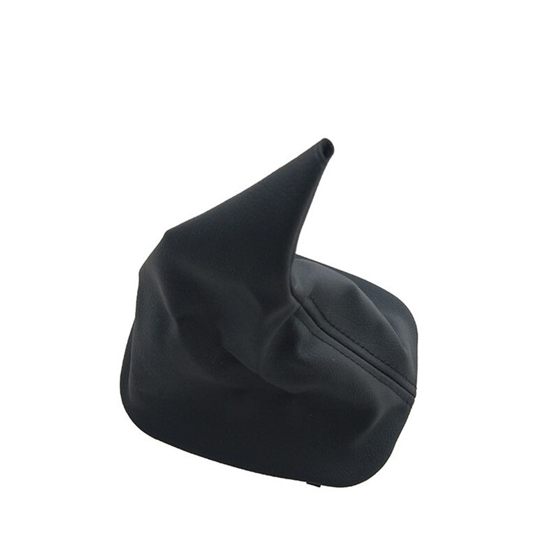 Auto pook versnellingspook handgeschakelde versnellingsbak zwarte leren laars voor bmw  e30 auto styling