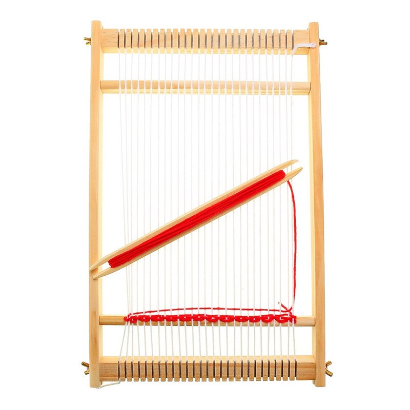 Wooden Tapestry Weaving Loom Kit Looms Hand-Knitted Machine DIY Woven Set Sewing Machine Home Waving Accessories Handmade Hook