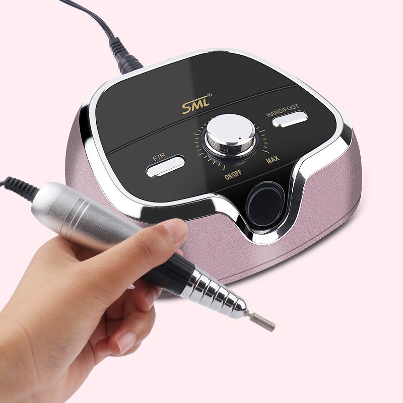35000RPM SML M3 Electric Nail Drill Machine Electric Manicure Machine Drills Pedicure Kit Ceramic Nail Polish Bit Nail Tools 1