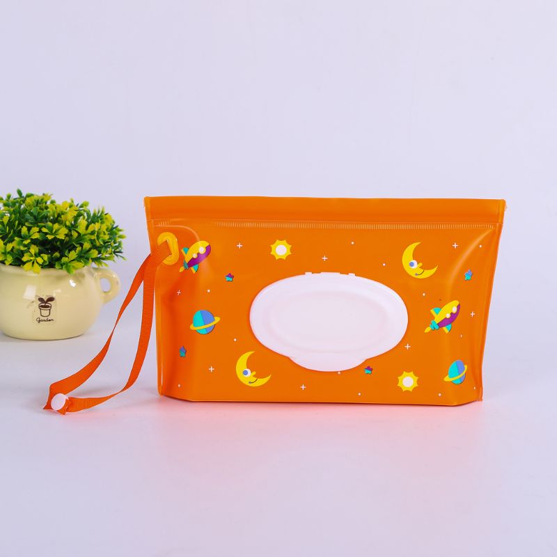 Draagbare Baby Natte Doekjes Doos Doekjes Container Dragen Clamshell Doekjes Gevallen