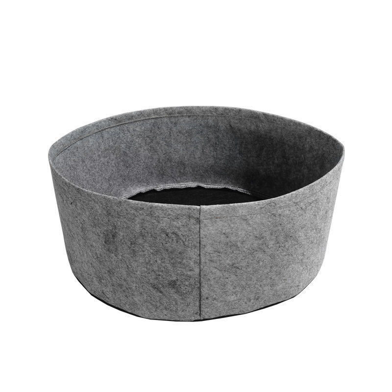 Round Plant Bed Garden Flower Planter Elevated Breathable Felt Fabric Vegetable Box Nursery Production Planting Grow Bag