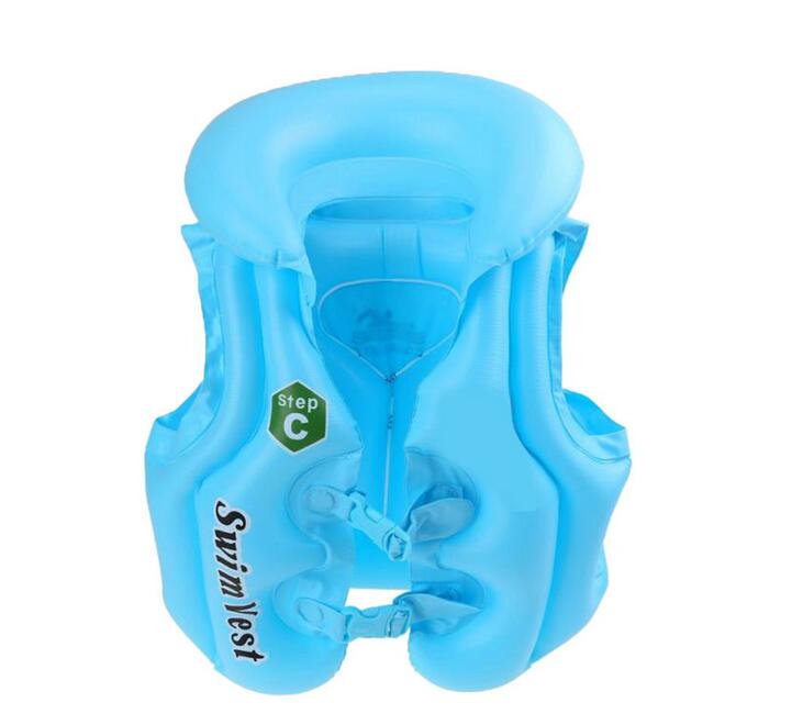 Summer kids baby Float Children's Inflatable Swimsuit Inflatable Vest Swimming Ring toys 50X43cm