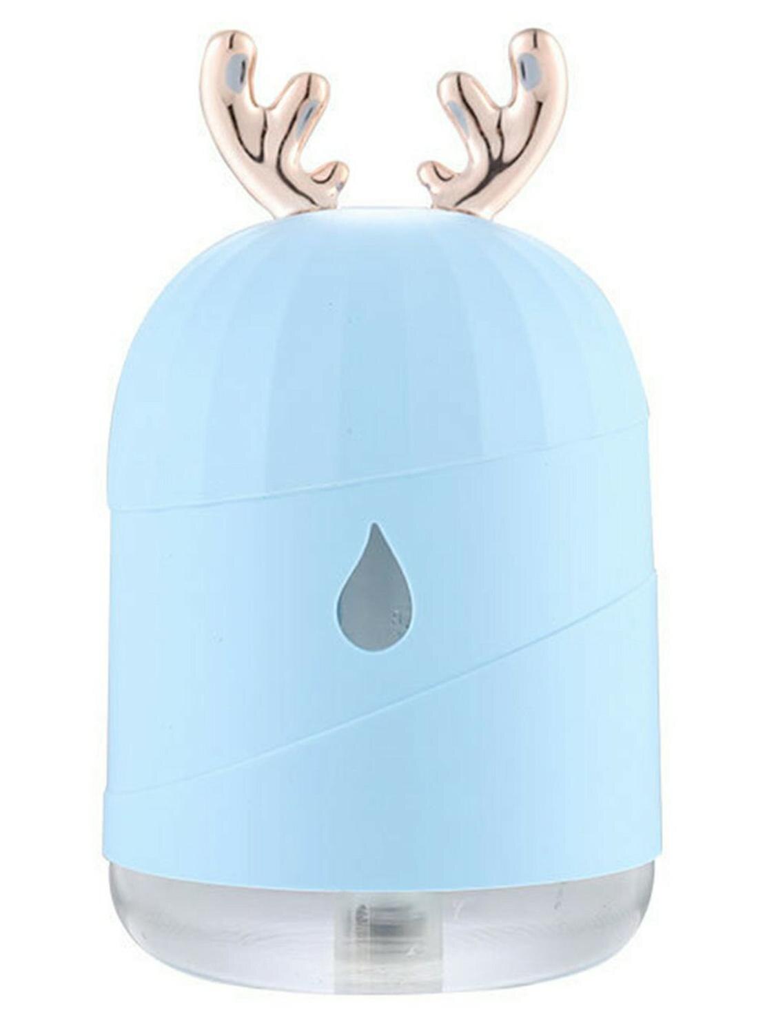USB Opladen Compacte Luchtbevochtiger met 7 Kleuren LED Lichten, 130ml