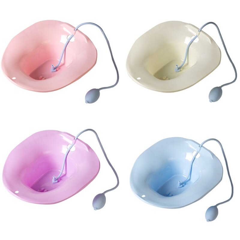 Sitz Bath for Toilet Seat Large capacity Postpartum Care Basin Portable Basin for Hemorrhoids for Cleanse &amp;