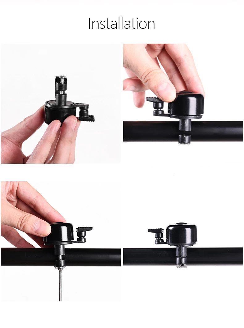 Timbre de bicicleta, timbre para manillar de bicicleta, aleación de aluminio, bocina para bicicleta de montaña y carretera, sonido, alarma de advertencia de seguridad para bicicleta de montaña, accesorios para ciclismo