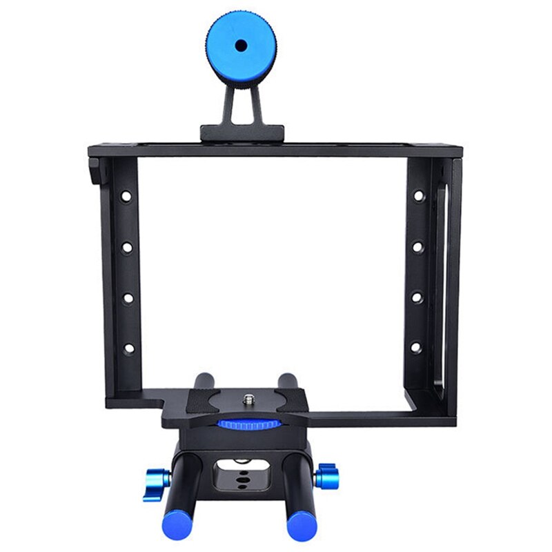 Kamerastativ, spiegelreflexkamera-käfig, handkamerastabilisator, kamerakäfighalterung mit griff