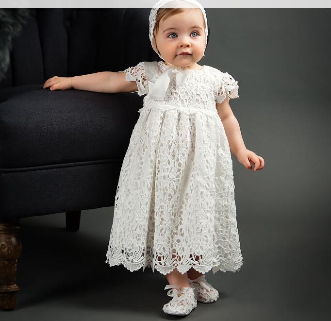 1 Year Birthday Baby Girl Dresses For Baptism Bebes Christening Gown Wedding Party Pageant Lace Dress Newborn Toddler infant kid