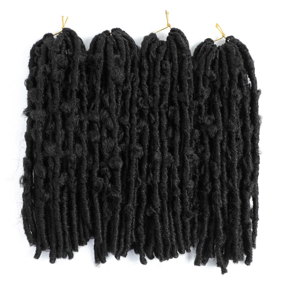 Butterfly Locs Crochet Hair 12 inch Short Distressed Bob Faux Locs Crochet Hair