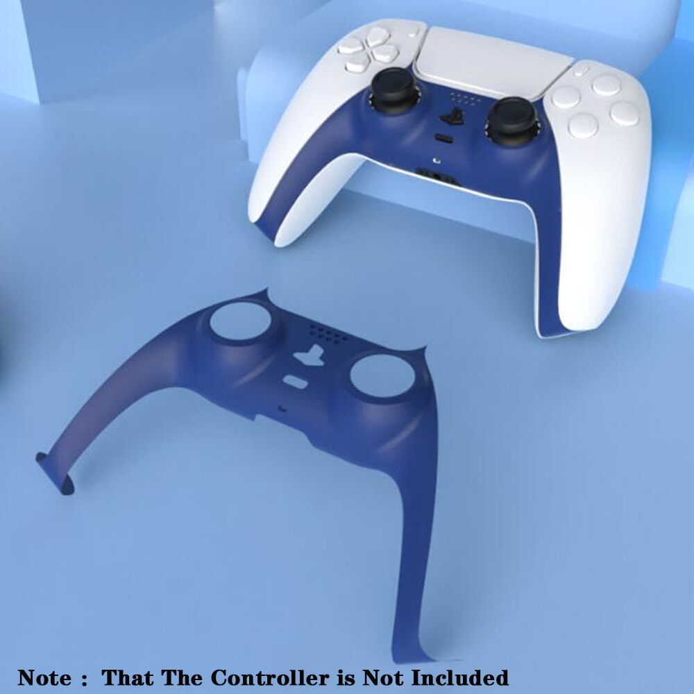 Ps5 controller-dekorleisten-abdeckungen, ersatzgehäuse für drahtloses dualsense-zubehör: Marineblau