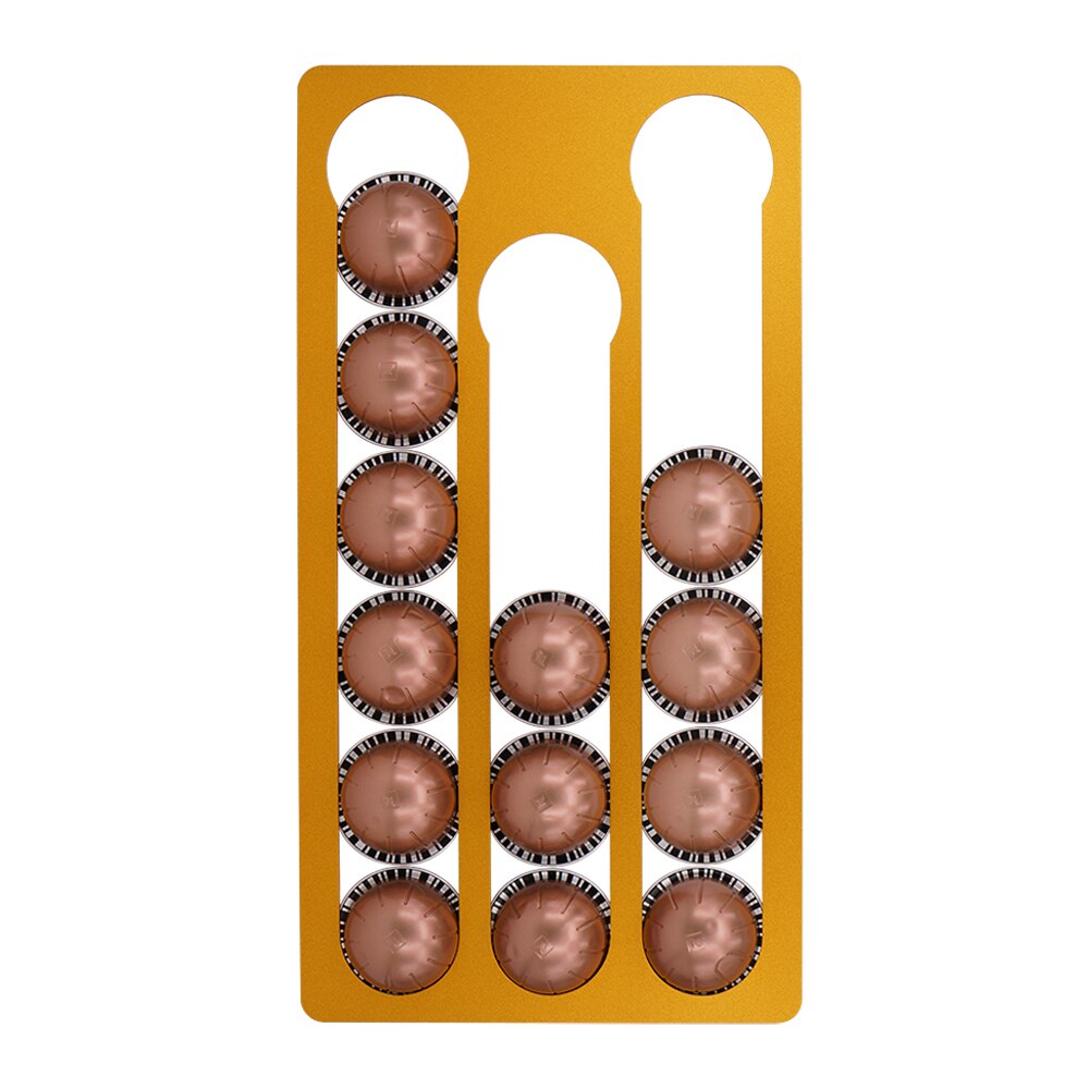 17 stk nespresso vertuoline kaffepude kapsler holder opbevaringsskuffe til nespresso kaffe podcast opbevaringsholder organisator sæt