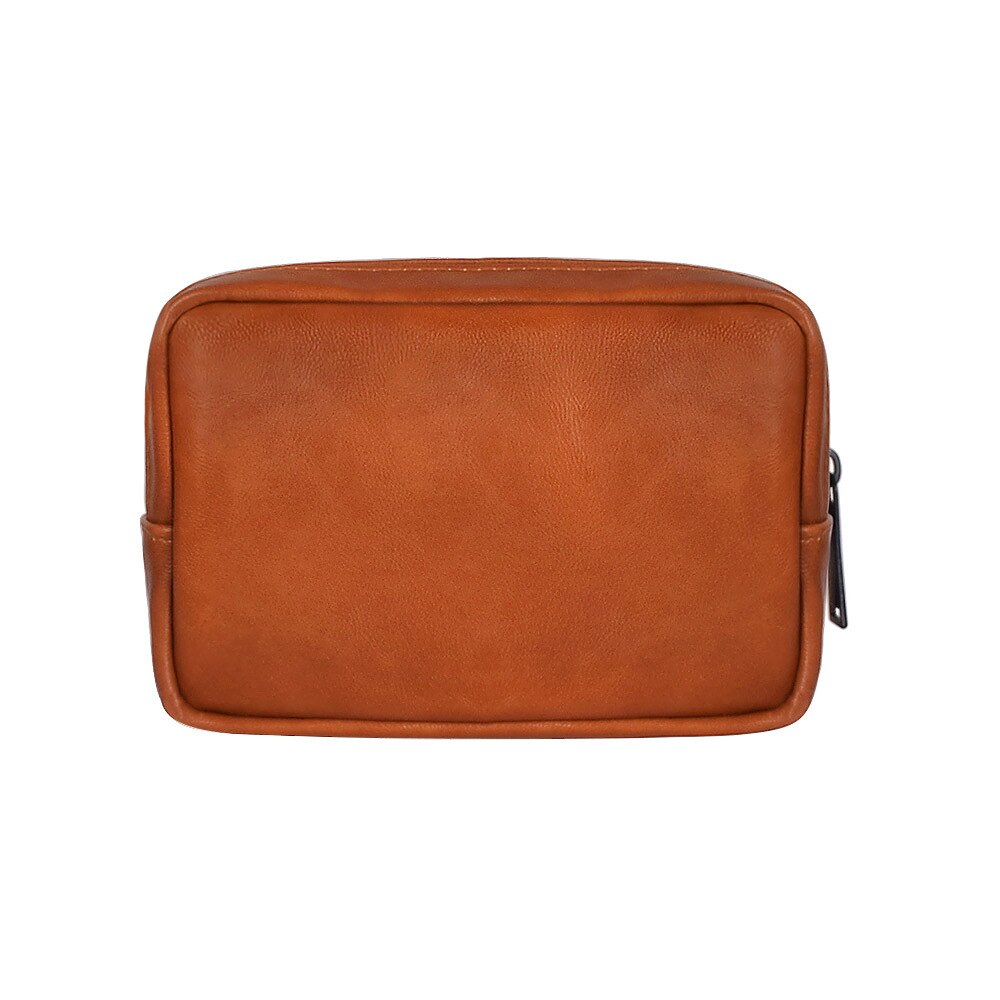 Neue Lagerung Daten Kabel Reisetasche U Disk Energie Bank Elektronische Zubehör Organizer Kopfhörer SD Karte Energie Bank Container Beutel: Braun PU