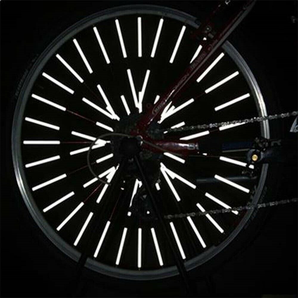 72Pcs Fiets Spoke Reflectoren Hoge Intensiteit Reflectie Extra Licht Voor Weg Mountainbike Veilig Rijden &#39;S Nachts