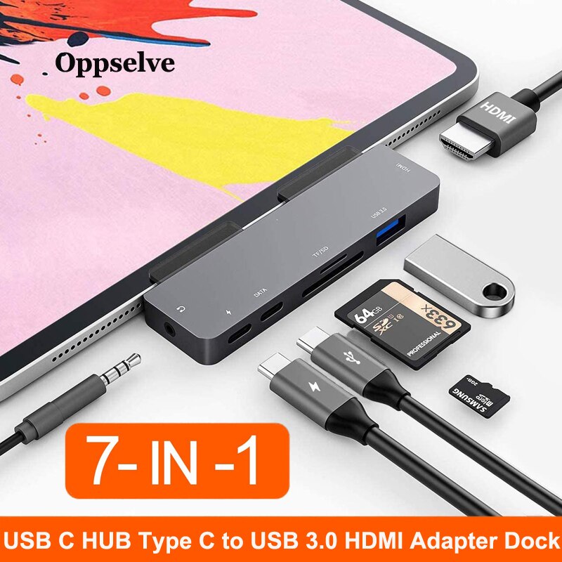 Usb C Hub Type C Naar Multi Usb 3.0 Hub Hdmi Adapter Dock Voor Macbook Pro Huawei Mate 30 Usbc 3.1 Otg Adapter Usb Splitter Usb Hub