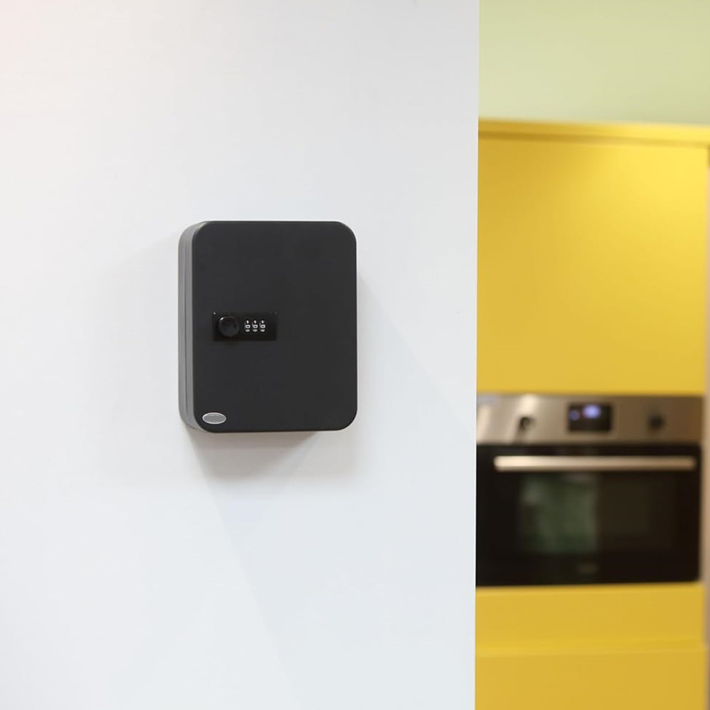Combinatie Sleutelkast 20 Sleutelhaken Sleutelkast Muur Gemonteerd Met Sleutel/Code Slot Vergrendeling Sleutel Organizer Sleutelkast Security Lock Box