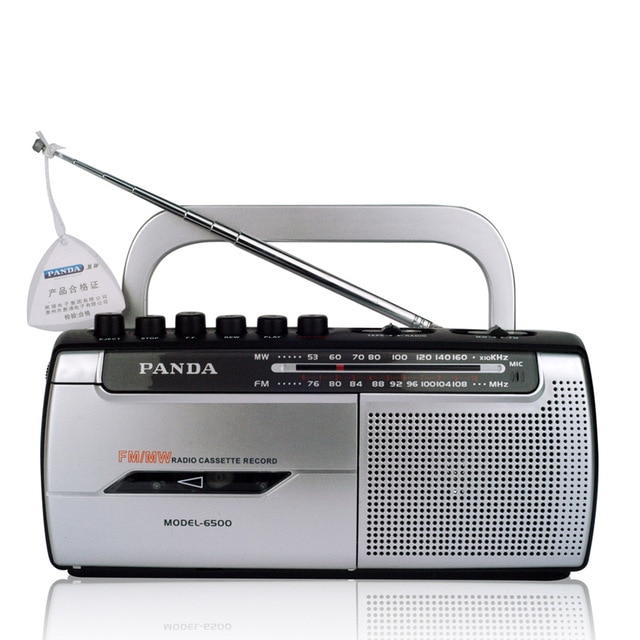 PANDA 6500 FM Radio Tape Recording Learning English is simple to operate Recorder