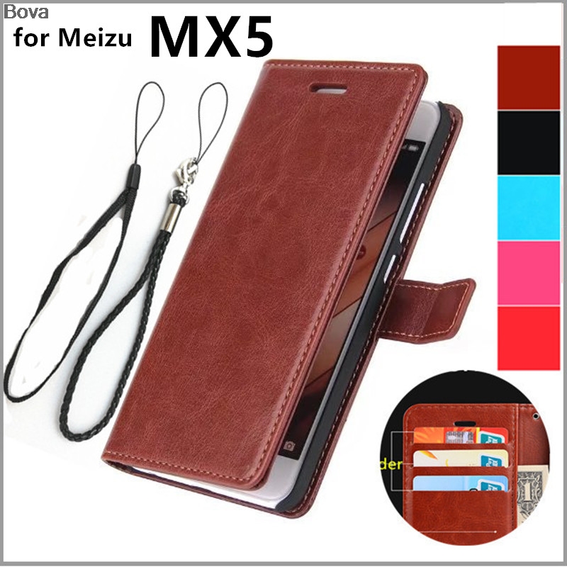 Para fundas meizu mx 5 titular do cartão capa para meizu mx5 sacos de couro ultra-fino carteira flip coldre