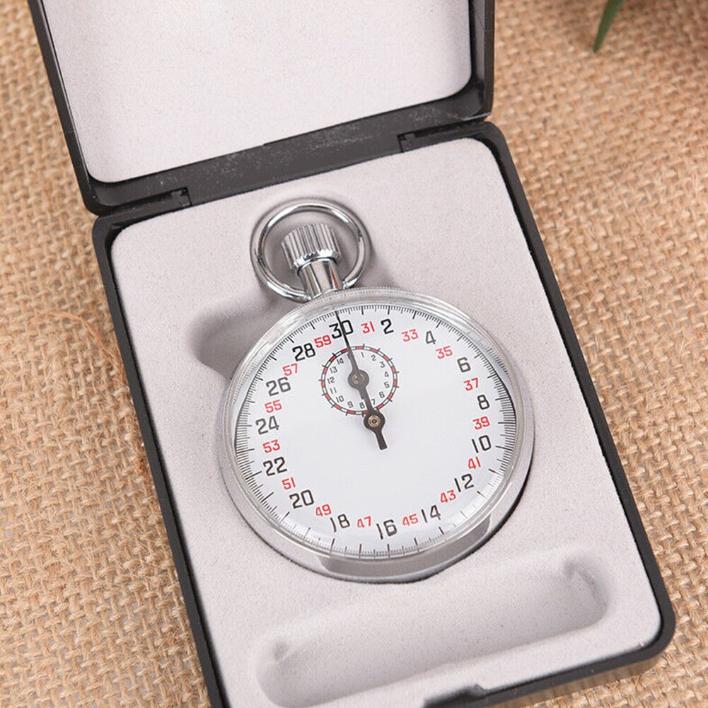 SXJ504 Handheld Alarm Digital Durable With Case Accessory Running Timer Round Mechanical Stopwatch Athletics Sports Chronograph