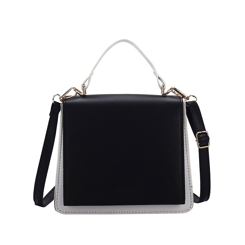 Mulheres simples crossbody sacos 2020 hit color totes alça superior do plutônio simples quadrado bolsa de ombro senhoras meninas saco de compras diário: 1