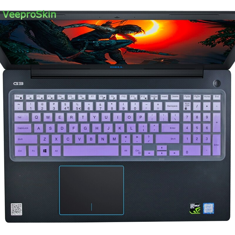 Laptop Notebook Silicone keyboard cover skin for Dell Inspiron I15 3567 3567 3559 3576 3583 3585 5566 5583 5584 15.6 inch
