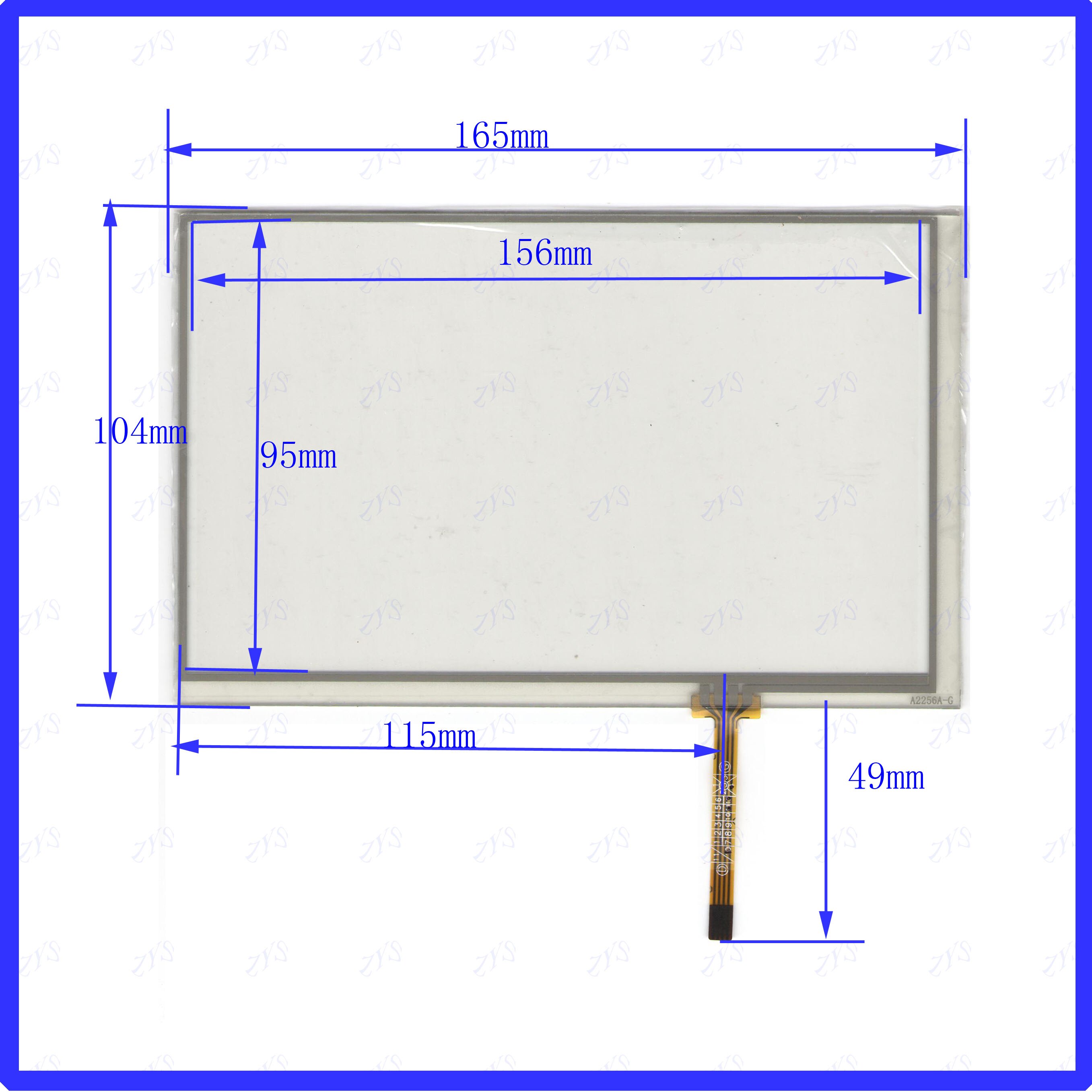 ZhiYuSun HSTTPA7.1G 7inch 4Wire Resistive TouchScreen Panel Digitizer this is compatible HST-TPA7.1G