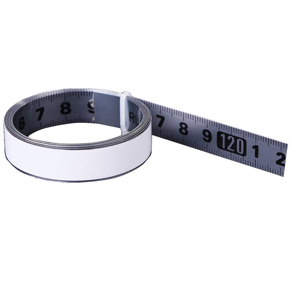 1m Stainless Steel Self Adhesive Scale Measure Ruler Metric Miter Track Tape Minimum Scale Mm Straight And Directly Bondable