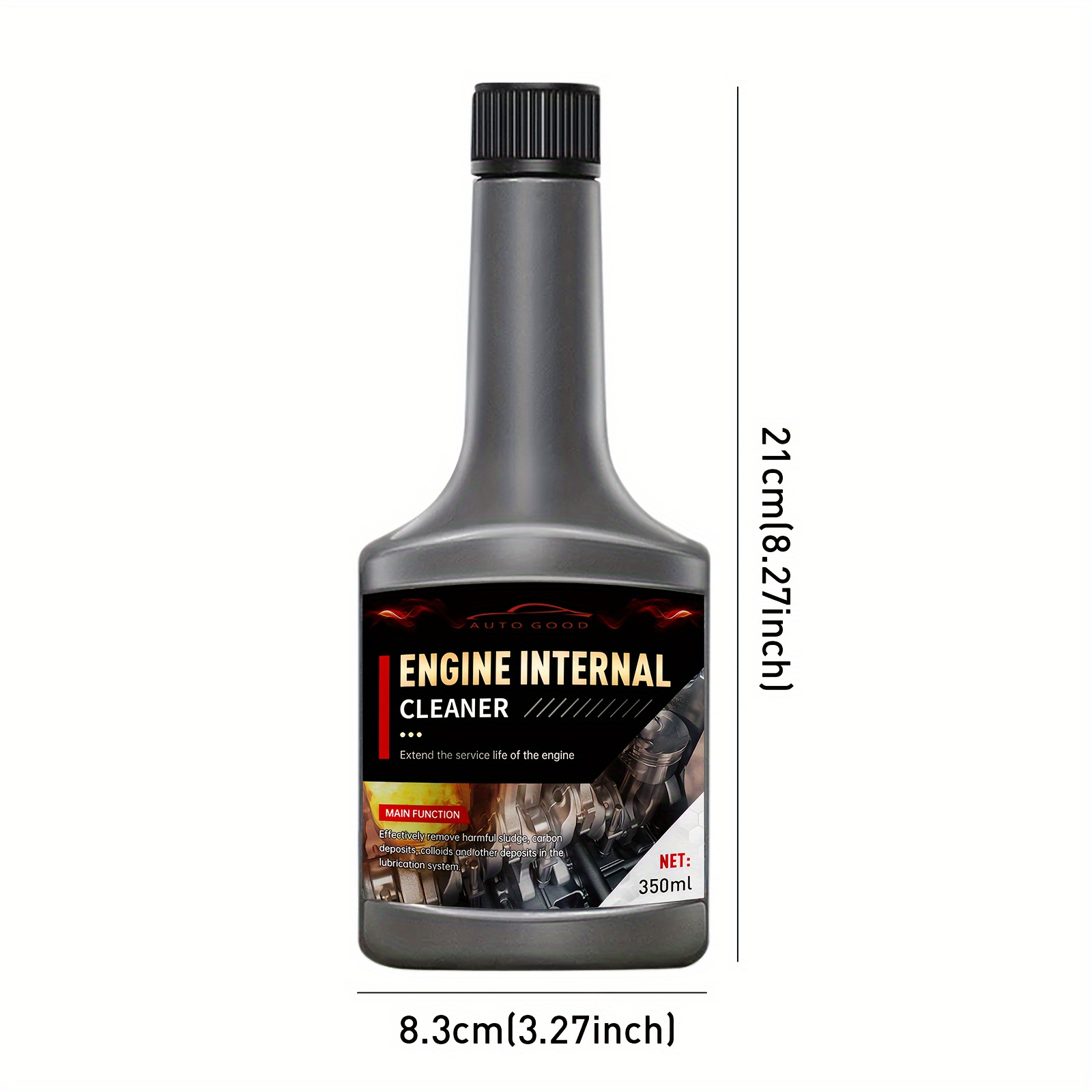 350ml car engine cleaner, exhaust gas catalytic removal of carbon deposits inside the engine, easy to clean the car!: Default Title