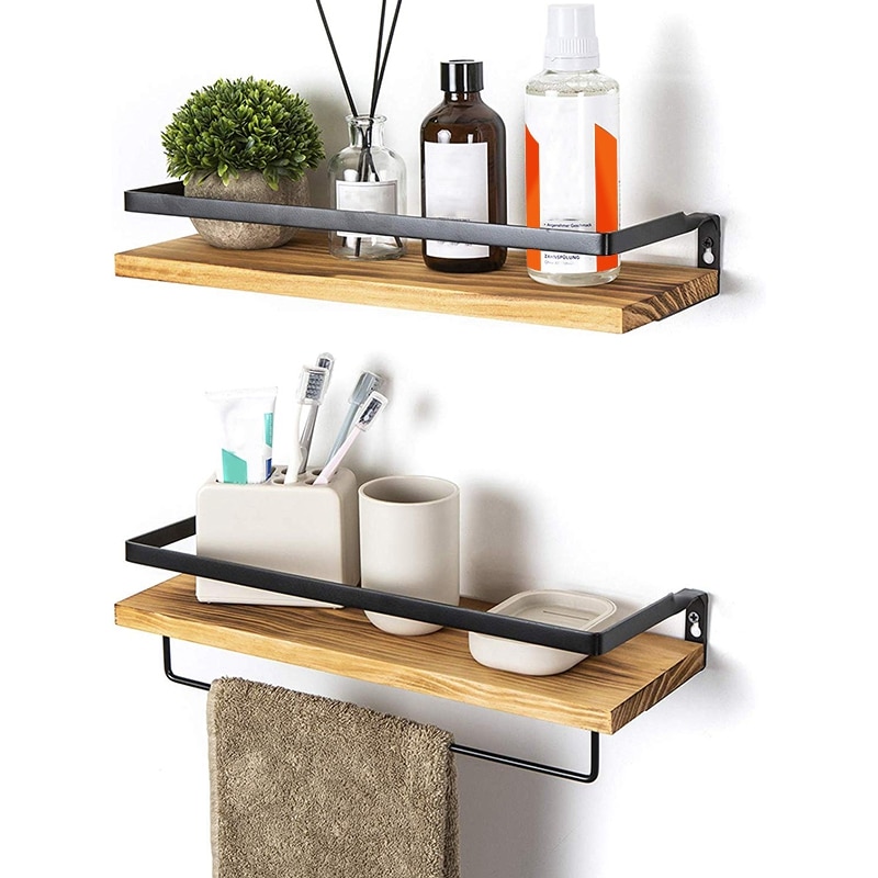 Étagères Flottantes En Bois Bodhi2000 En Métal, Support D