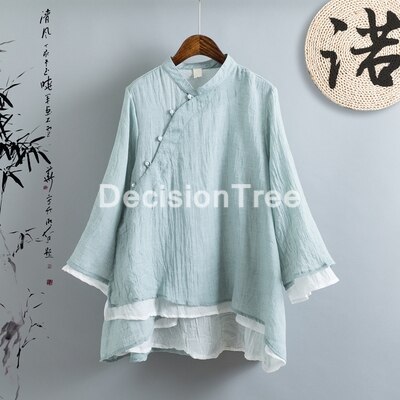 ladies women chinese traditional top qipao shirt cheongsam blouse traditional chinese cheongsam blouse for women: color7