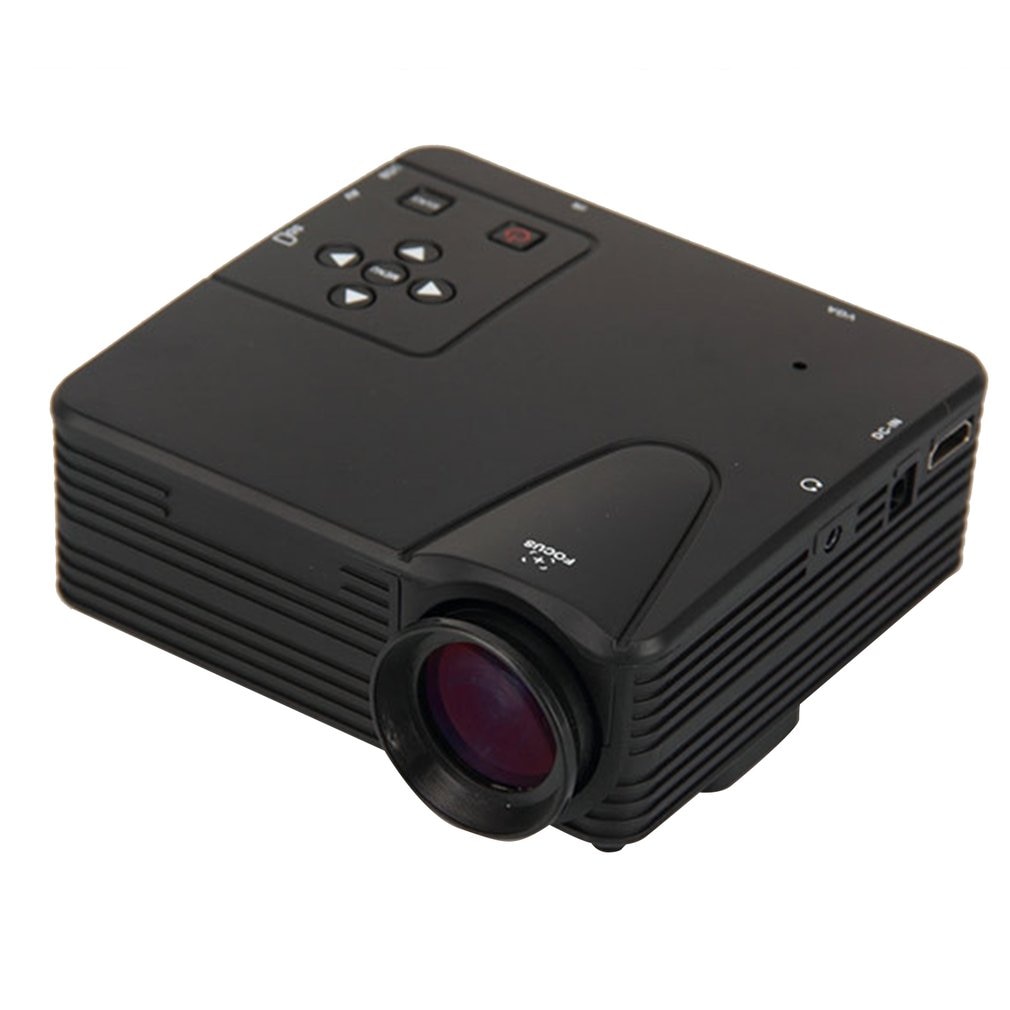 H80 projecteur Portable Mini 640X480 Pixels Full Hd plus lumineux et clair projecteur Led cinéma maison vidéo