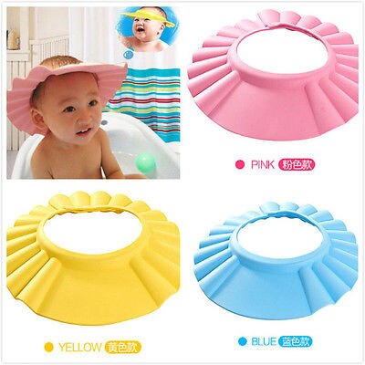 Baby Shower Cap Verstelbare Plooien Zachte Casua Duurzaam Shampoo Cap Wash Hair Shield Shampoo Cap Hoed Voor Baby Wassen hair Shield