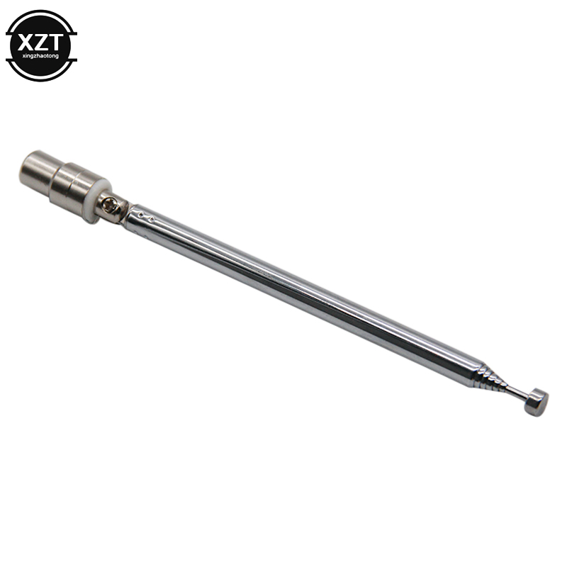NEWEST F Type Radio TV Antenna 7 Section Telescopic Aerial Replacement Connector For TV AM FM Radio Cable 55cm
